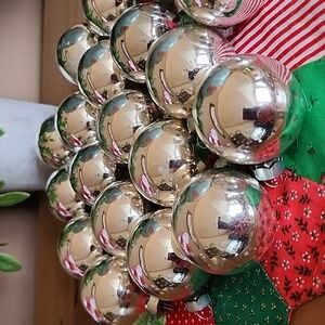 Vintage Rauch Glass Christmas Ornaments